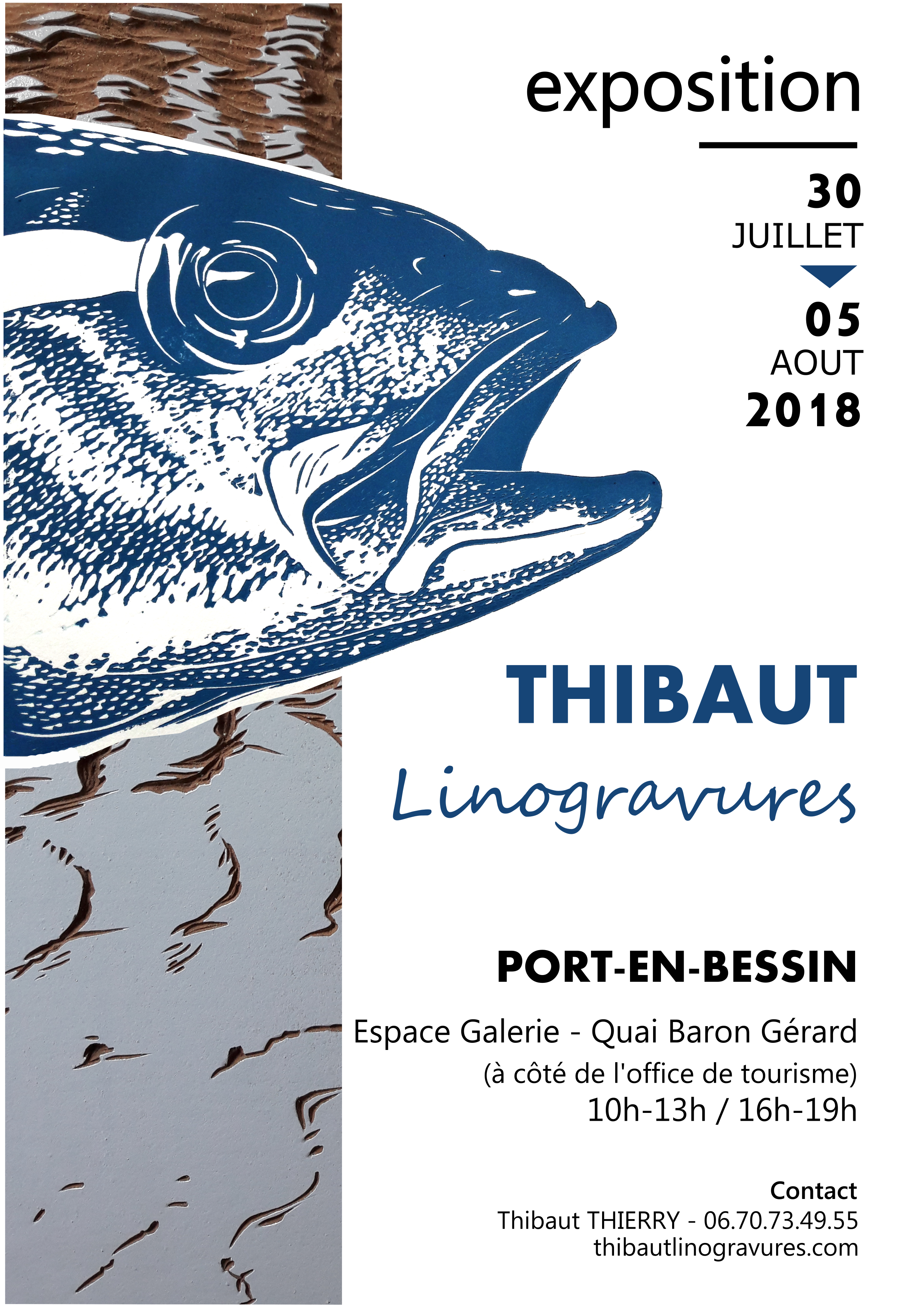 affiche Thibaut Linogravures HDEF